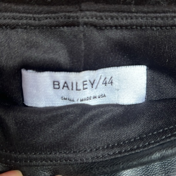 Bailey 44 Leather and Jersey Pencil Skirt - Picture 5 of 6
